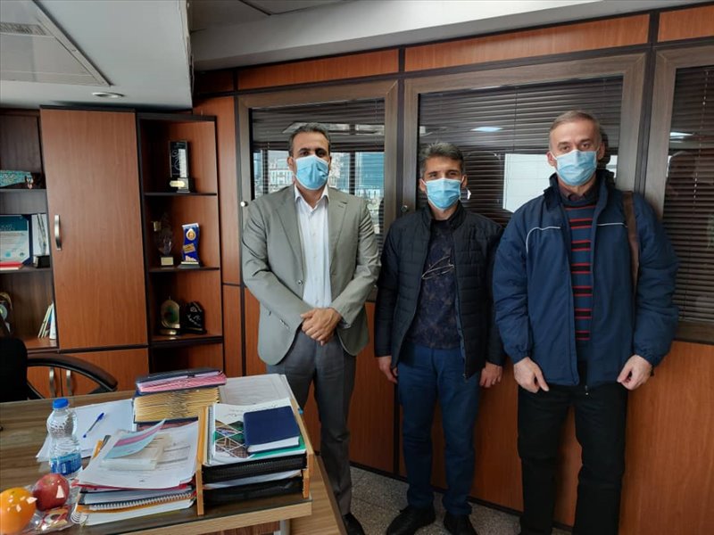 دیدار معاون بهداشت با مدیر کل دفتر توسعه منابع فیزیکی