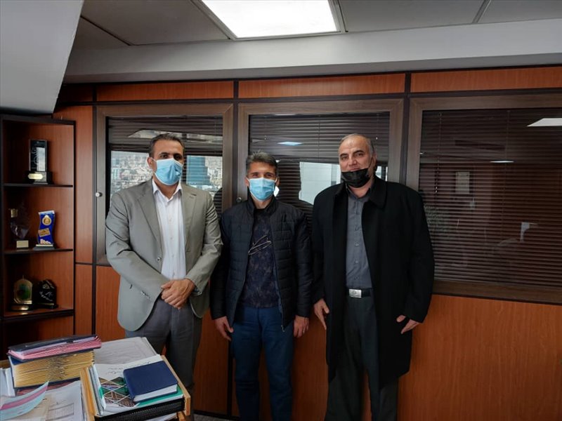 دیدار معاون بهداشت با مدیر کل دفتر توسعه منابع فیزیکی