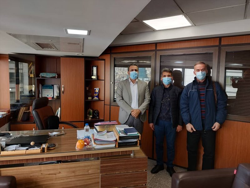 دیدار معاون بهداشت با مدیر کل دفتر توسعه منابع فیزیکی